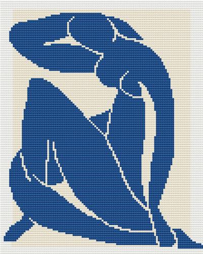 Blue Nude II (Art of Stitch)