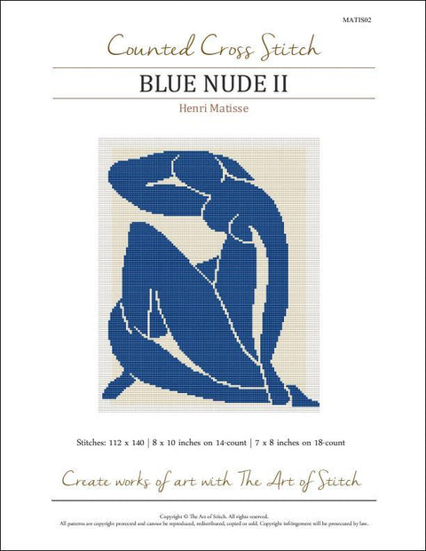 Blue Nude II (Art of Stitch)
