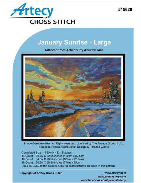 January Sunrise/Large (Artecy)