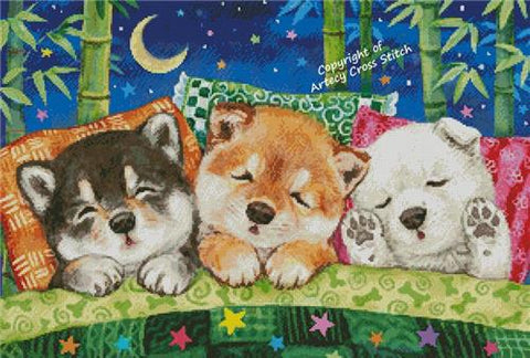Shiba Puppies Happy Dreams (Artecy)