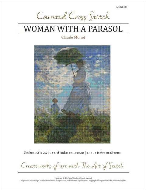 Woman with a Parasol (Art of Stitch)