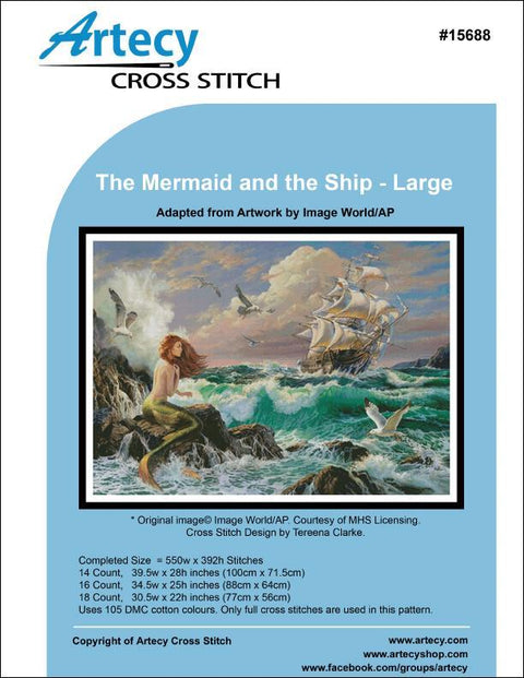 Mermaid and the Ship, The/Large (Artecy)