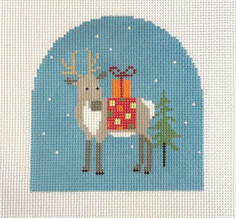 Reindeer with Orange Package