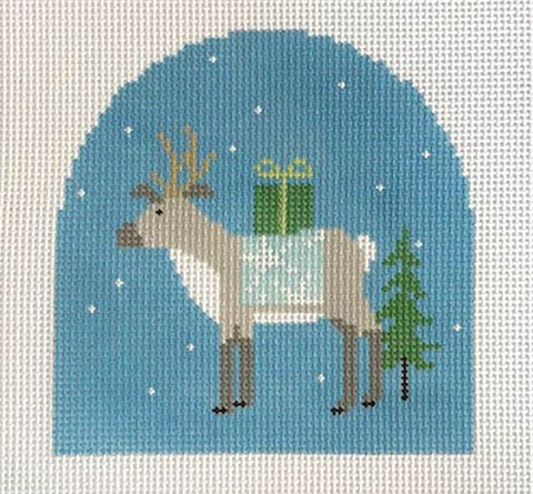 Reindeer w/Star Blanket