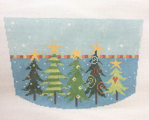 Stocking Cuff - Trees