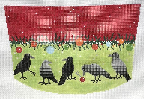 Stocking Cuff - Crows