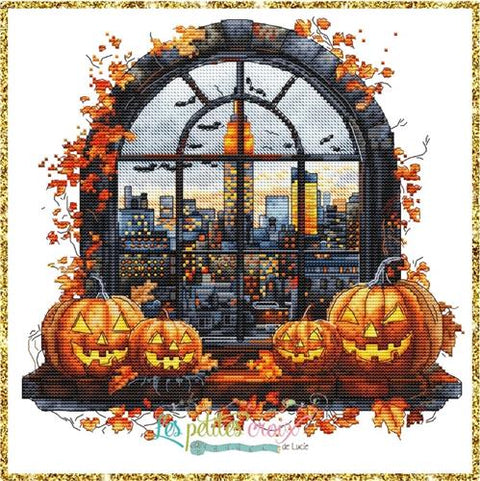Halloween Window Town (Les Petites Croix De Lucie)