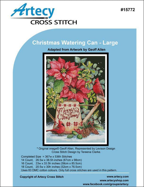 Christmas Watering Can/Large (Artecy)