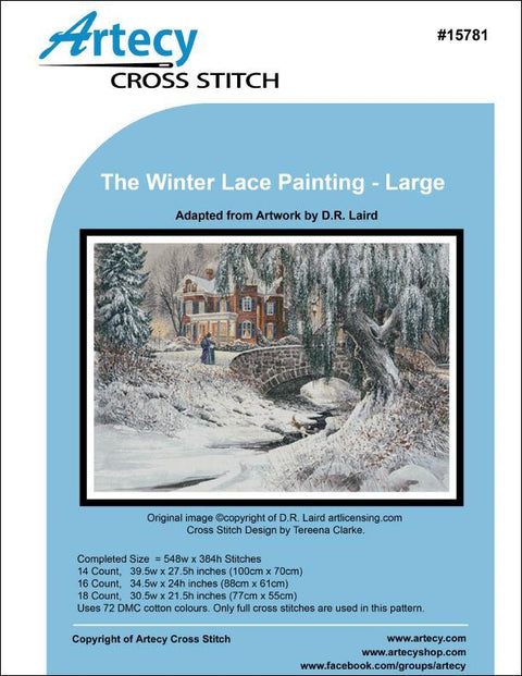 Winter Lace Painting, The/Large (Artecy)