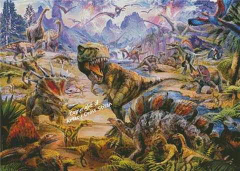Dinosaurs Landscape (Artecy)