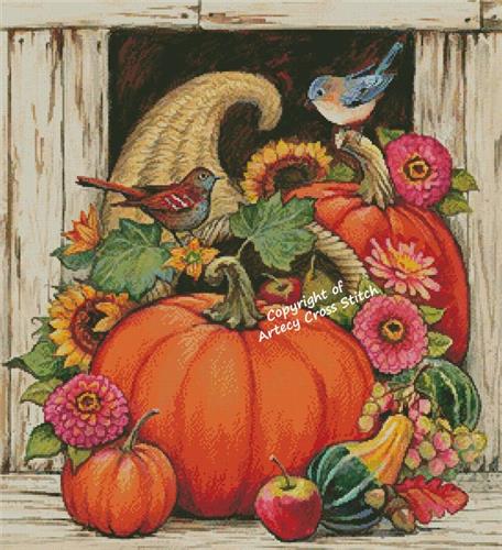Cornucopia Pumpkins (Artecy)