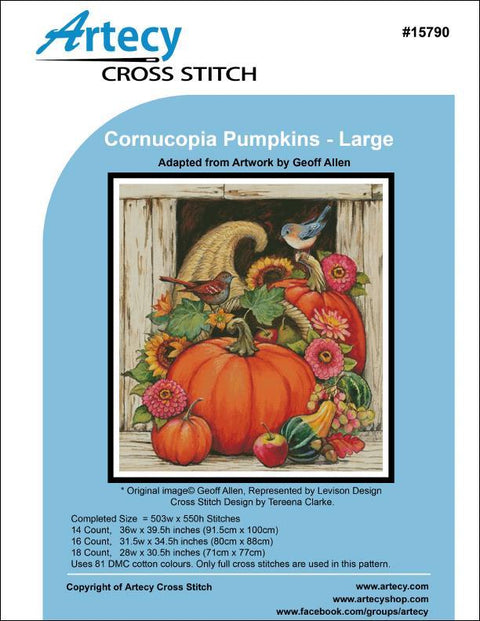 Cornucopia Pumpkins/Large (Artecy)