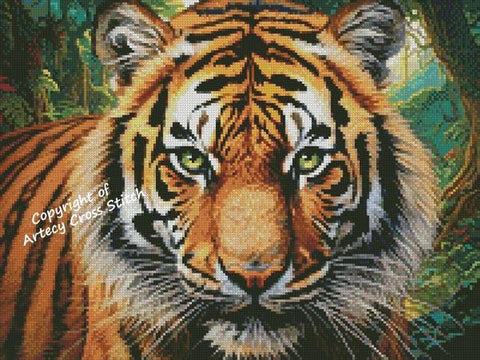Tiger Close Up Portrait/Mini (Artecy)