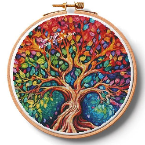 Colourful Tree Hoop/Extra Large (Artecy)