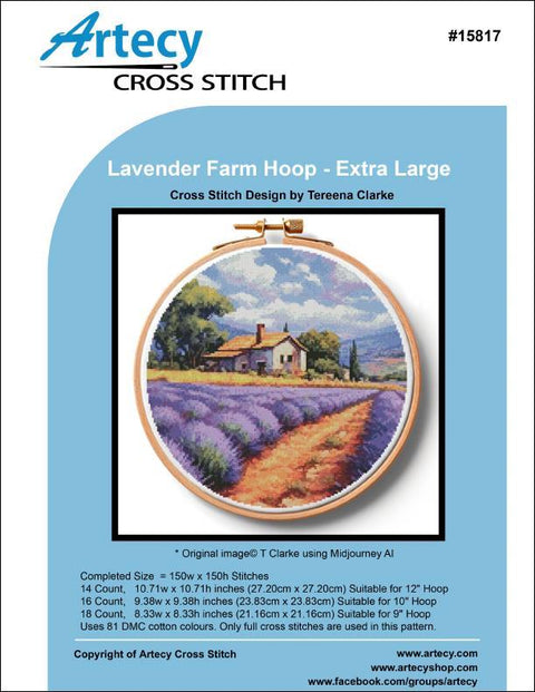 Lavender Farm Hoop/Extra Large (Artecy)
