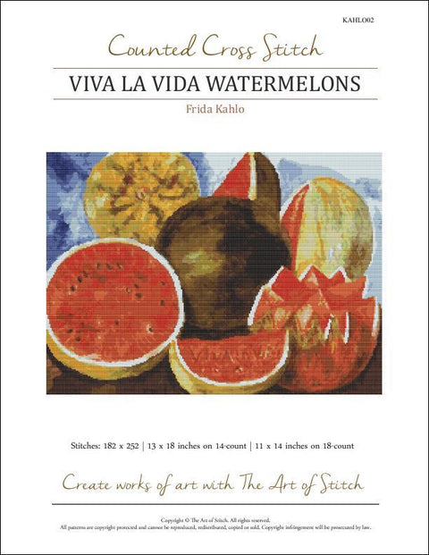 Viva La Vida Watermelons (Art of Stitch)