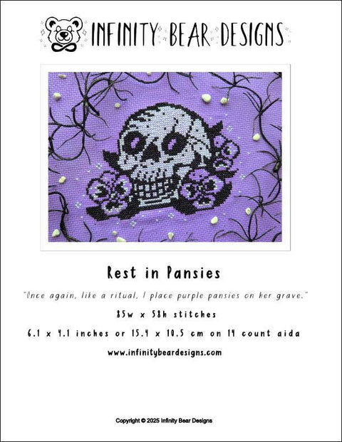 Rest in Pansies (BAD Stitch)