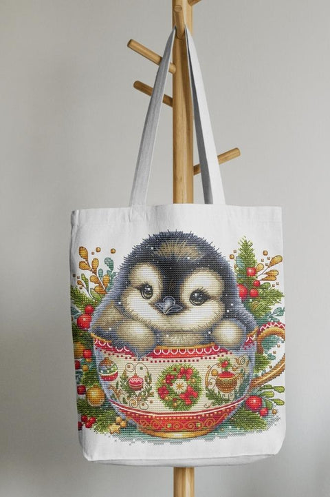 Christmas Animal Cup - Penguin (Les Petites Croix de Lucie)