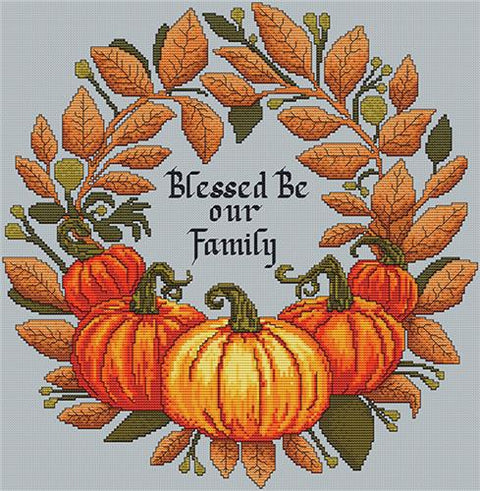Blessed Be Family Wreath (Artists Alley)