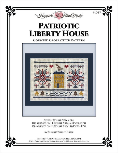 Patriotic Liberty House (Happiness is HeartMade)