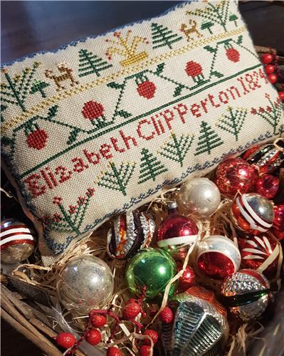 Elizabeth Clipperton, 1824 (Crowsfeetstitching)