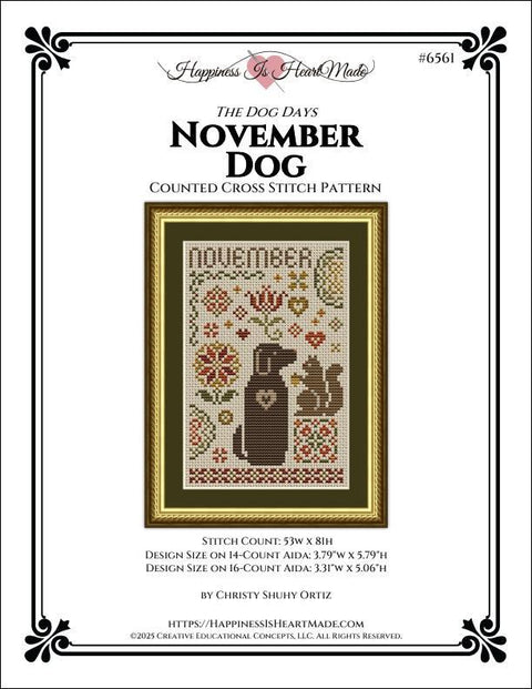 Dog Days Collection - November Dog (Happiness is HeartMade)