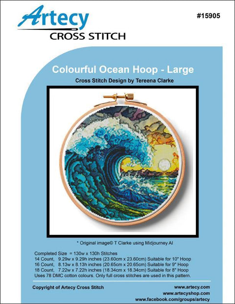 Colourful Ocean Hoop/Large (Artecy)