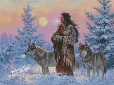 Native American Woman/Large (Artecy)