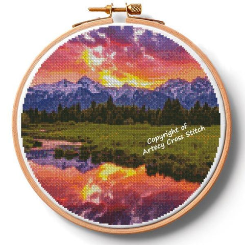 Blacktail Ponds Sunset Hoop/Large (Artecy)