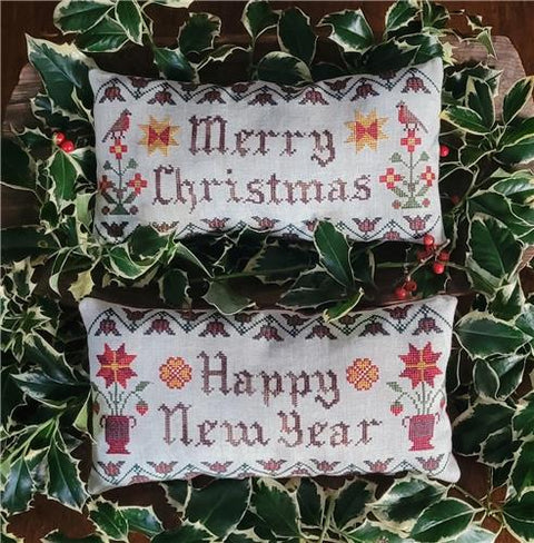 Florence’s Christmas & New Year Cushions (Crowsfeetstitching)