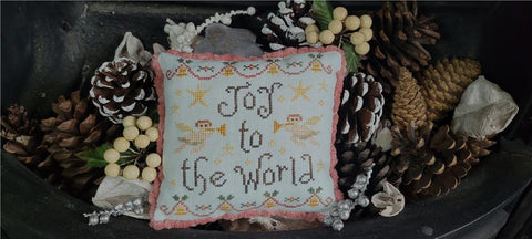 Joy to the World Cushion (Crowsfeetstitching)