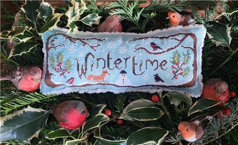 Wintertime Cushion (Crowsfeetstitching)