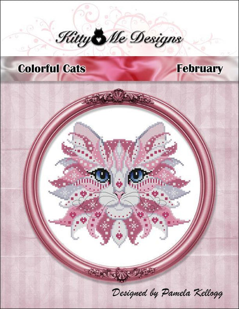 Colorful Cats - February (Kitty & Me Designs)