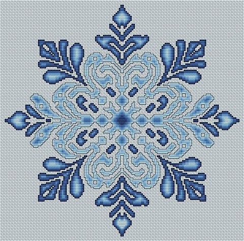 Blue Snowflake (Artists Alley)