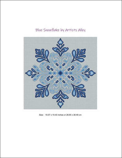 Blue Snowflake (Artists Alley)