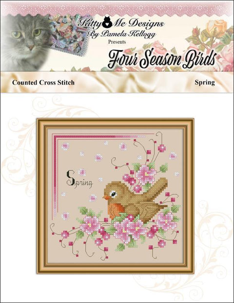 Four Season Birds Spring (Kitty & Me Designs)