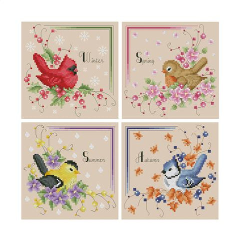 Four Season Birds Summer (Kitty & Me Designs)
