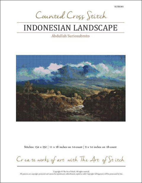 Indonesian Landscape (Art of Stitch)