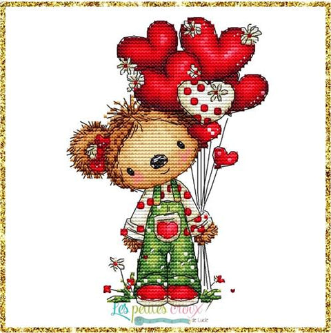 Balloons Bear (Les Petites Croix De Lucie)