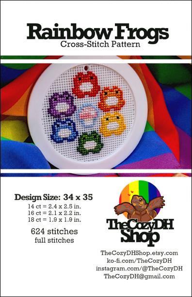 Rainbow Frogs (TheCozyDH Shop)