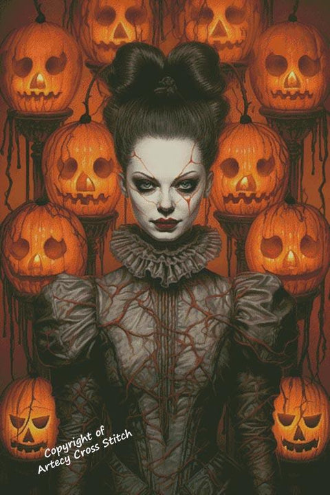 Creepy Halloween Lady/Large (Artecy)