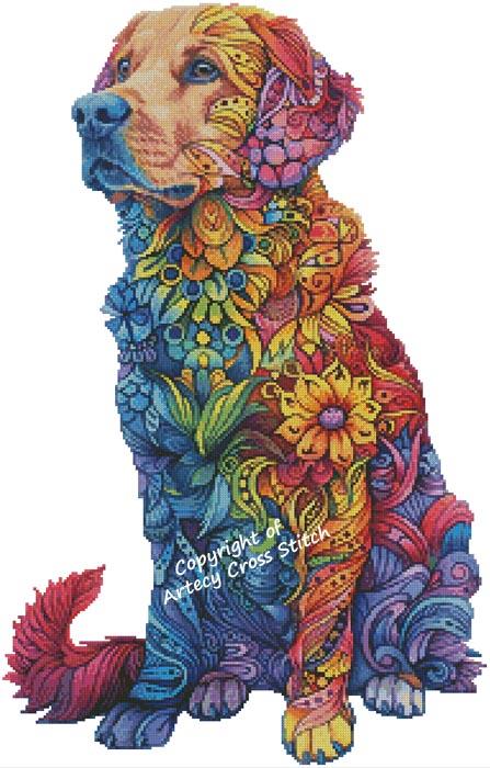 Abstract Labrador (Artecy)