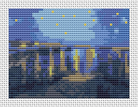 Starry Night over the Rhone/Miniature (Art of Stitch)