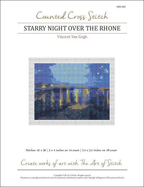 Starry Night over the Rhone/Miniature (Art of Stitch)