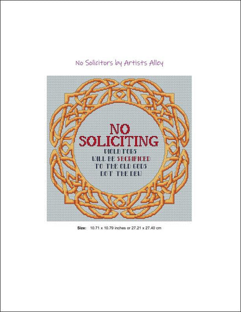 No Solicitors (Artists Alley)