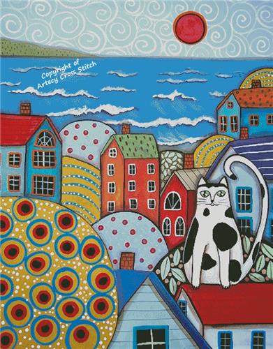 Seaside Cat/Large (Artecy)