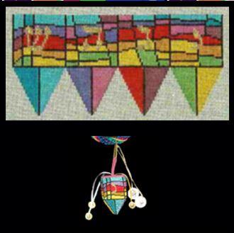 Stained Glass Dreidel