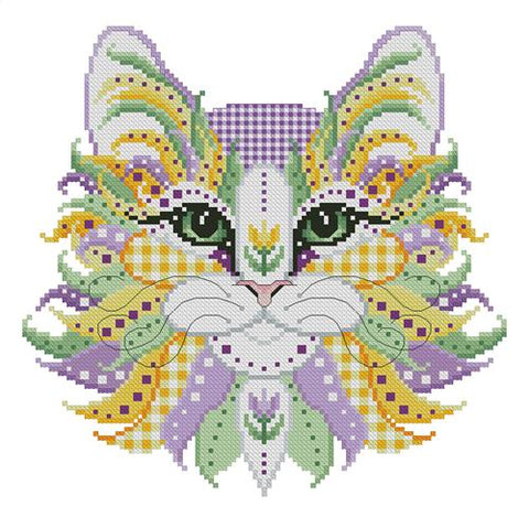 Colorful Cats - April (Kitty & Me Designs)