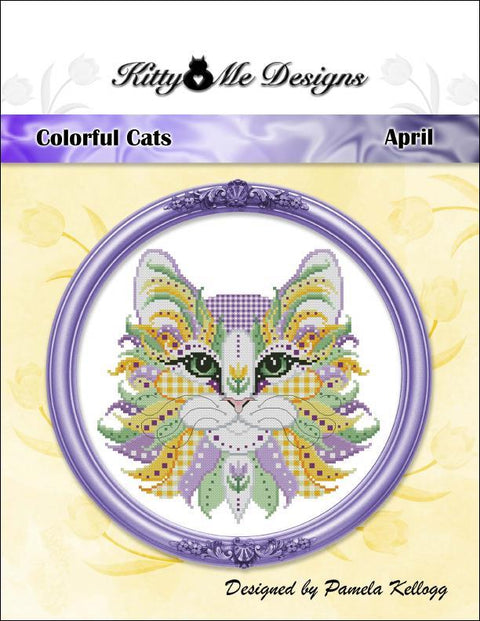 Colorful Cats - April (Kitty & Me Designs)