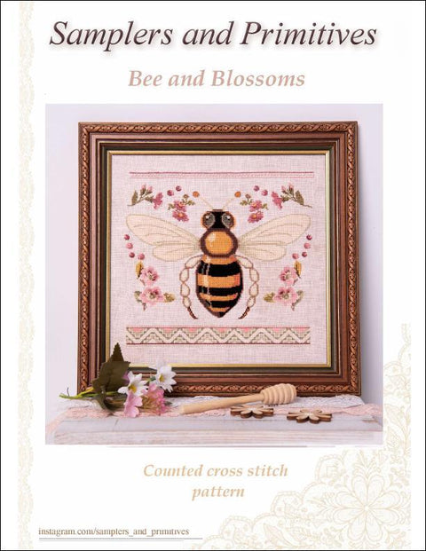 Bee and Blossoms (Samplers and Primitives)